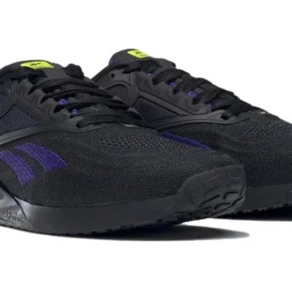 Reebok Women's Black Purple NANO X2 "LES MILLS" Training sneakers Siz 7.5 HR1822 - Picture 5 of 6